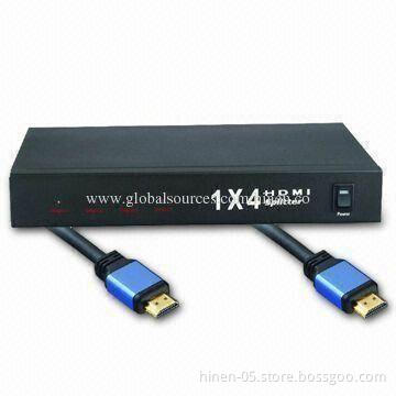 HDMI Splitter with 15m Transmission Distance and HSP0104 Cascade